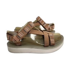Teva Midform Arivaca Womens 8 Brown Festival Summer Quick Dry Comfort Sandals